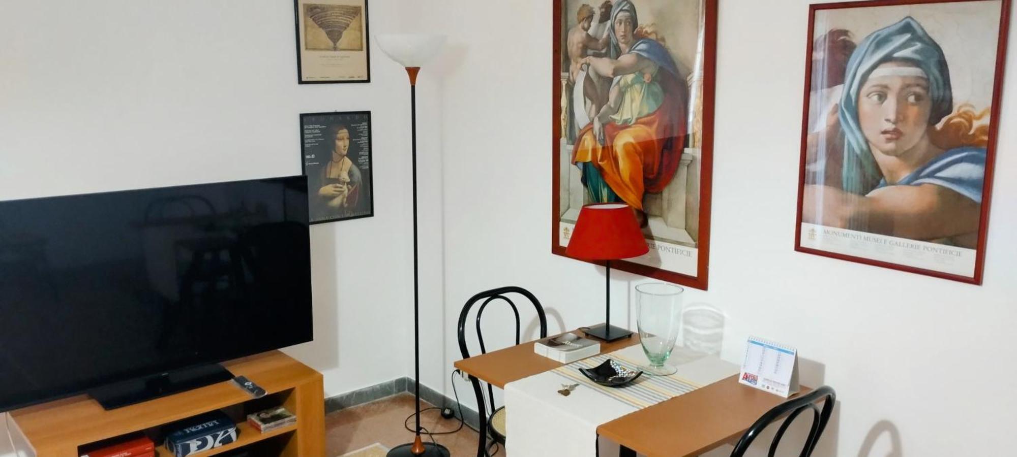 Chung cư 65 m² 2 phòng ngủ, 1 phòng tắm riêng ở Vatican Roma Ngoại thất bức ảnh